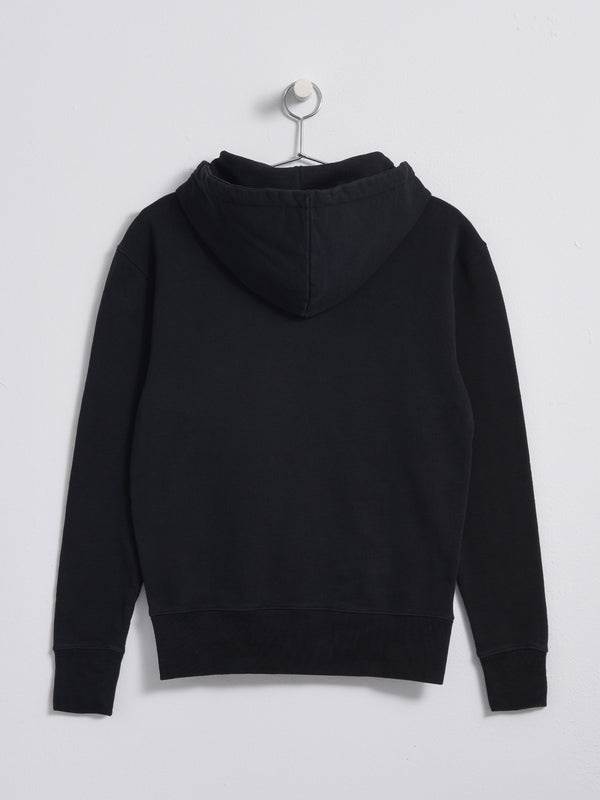 CHILLAX FOX PATCH CLASSIC HOODIE_BLACK